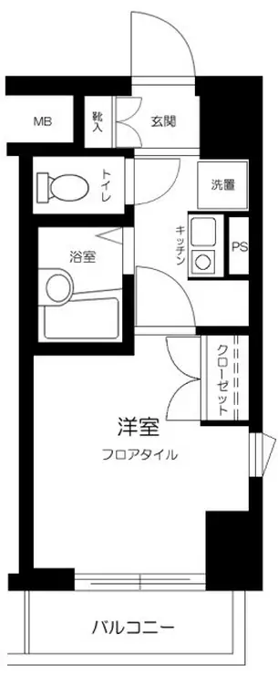 ロイヤルパレス目黒 4階階 間取り