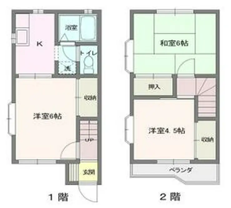 ベルウッドA棟 1階階 間取り