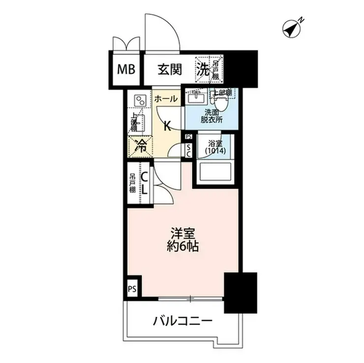 プレール・ドゥーク北品川 13階階 間取り