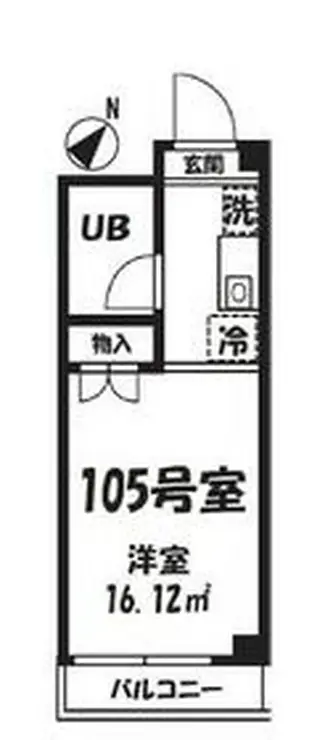 VILLA上池台 1階階 間取り