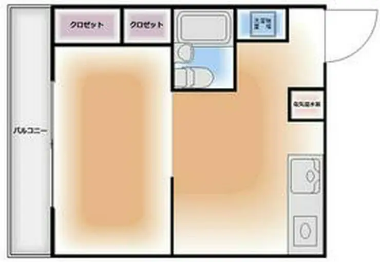 志陽ハイツK&I 3階階 間取り