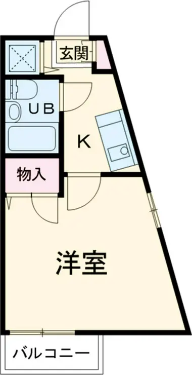 花沢ハイツ 2階階 間取り