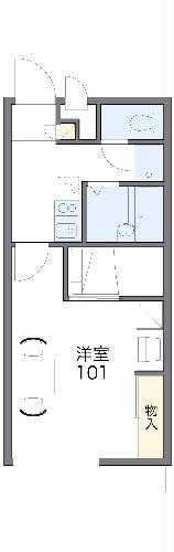 レオパレスアゼリアK(1K/2階)の間取り写真