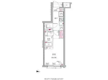 ベルシードステアー小竹向原(1K/2階)の間取り写真