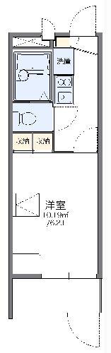 レオパレス新瑞(1K/1階)の間取り写真