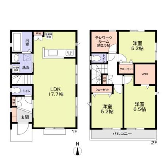 京浜急行電鉄空港線 穴守稲荷駅 徒歩8分 2階建 築3年(3SLDK)の間取り写真