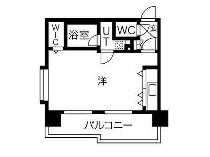 パレステュディオ笹塚(ワンルーム/3階)の間取り写真