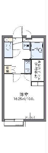 レオネクストHEISAKA(1K/1階)の間取り写真