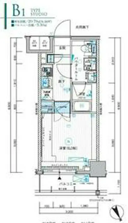 メインステージ川口WEST 2階階 間取り