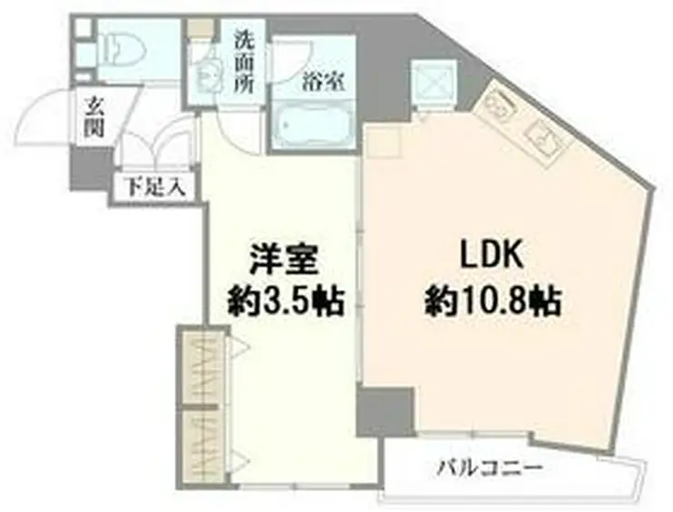 パテラスクエア荻窪 6階階 間取り