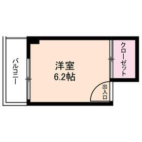 アミンズ聖蹟桜ヶ丘(ワンルーム/3階)の間取り写真