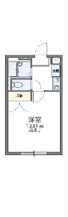 レオパレスル・シエル 1階階 間取り