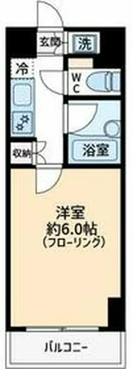 ルーブル方南町 5階階 間取り