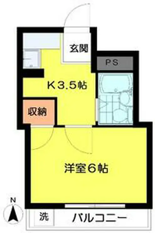 ソレイユ上板 3階階 間取り