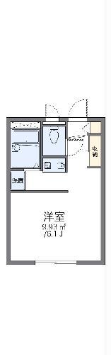 レオパレス諏訪Ⅱ(1K/2階)の間取り写真