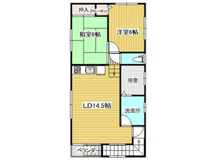 Ｓｈｏｊｉａｎ(2LDK)の間取り写真