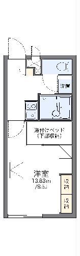 レオパレスTK(1K/2階)の間取り写真