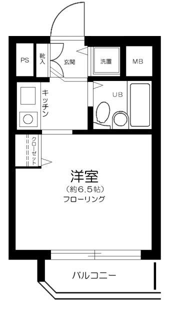 フェニックス幡ヶ谷壱番館(1K/7階)の間取り写真