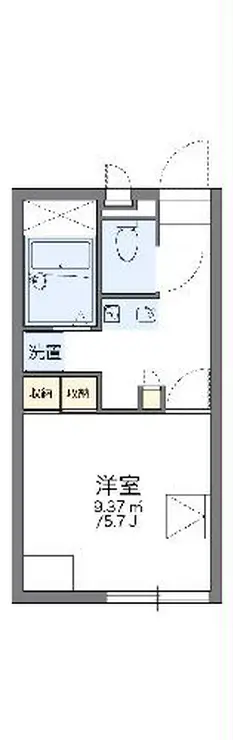 レオパレスソレイエ 2階階 間取り