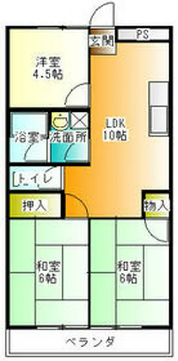 メゾン瀬谷 4階階 間取り