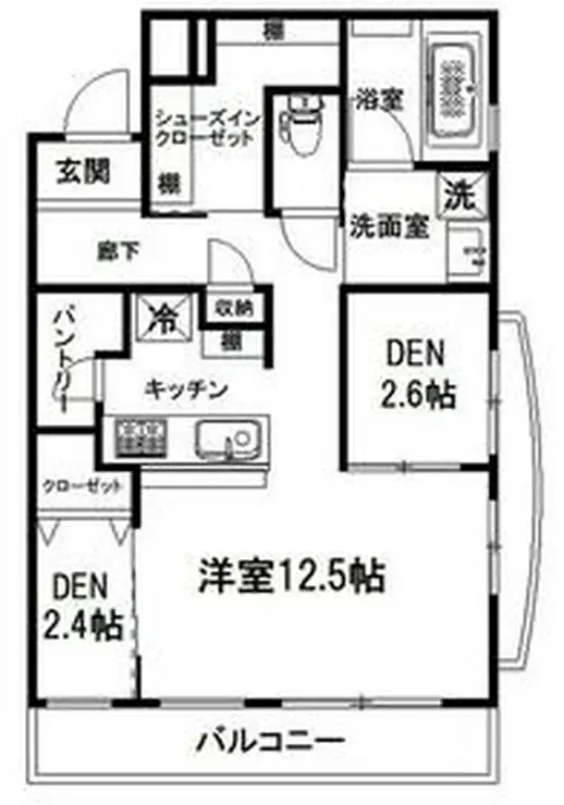 ヴィラ鴻巣 2階階 間取り