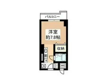 シティフォーラム新小平(ワンルーム/6階)の間取り写真