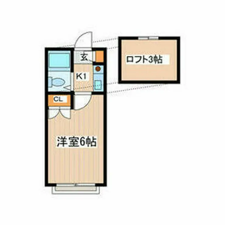 ルーブル小平 2階階 間取り