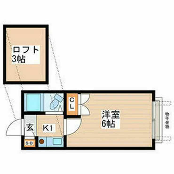 ルーブル小平 1階階 間取り