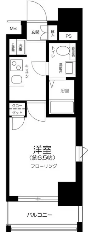 プレール・ドゥーク蒲田 4階階 間取り