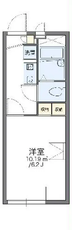 レオパレス常楽 1階階 間取り