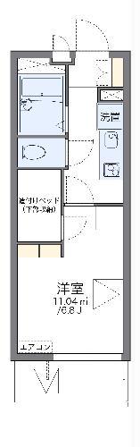 レオパレス弥栄(1K/3階)の間取り写真