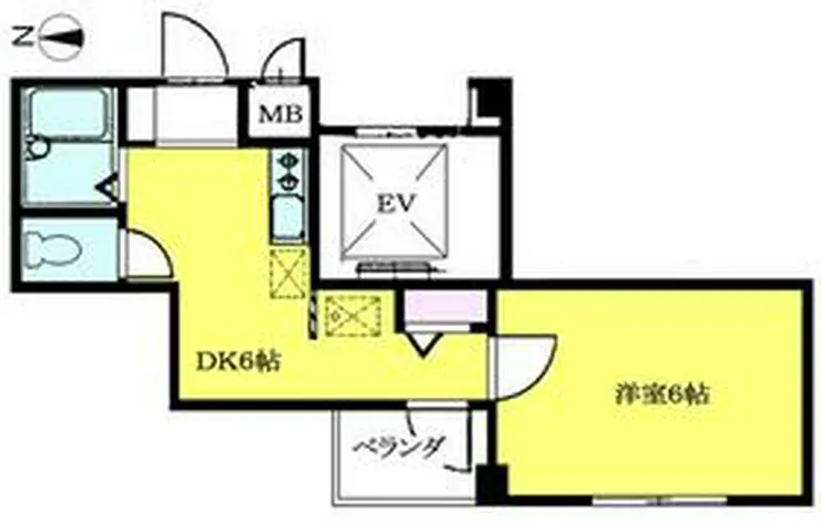 クレスト北町イースト 4階階 間取り