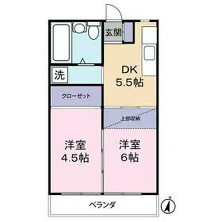 東栄マンション 3階階 間取り