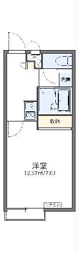 レオパレス上前ハイツ K(1K/2階)の間取り写真