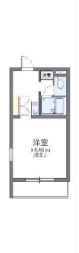 レオパレスエースⅡ(1K/2階)の間取り写真