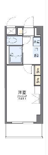 レオパレスエメラルド シティー(1K/4階)の間取り写真