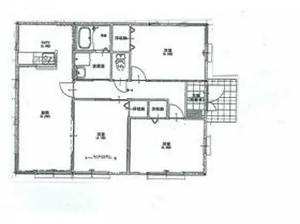 東海道本線 浜松駅 徒歩27分 1階建 築17年(3LDK)の間取り写真