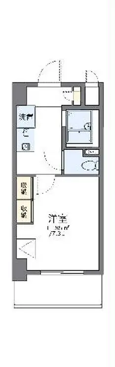 レオパレス伸夫 7階階 間取り