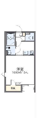 レオネクスト淳(1K/2階)の間取り写真