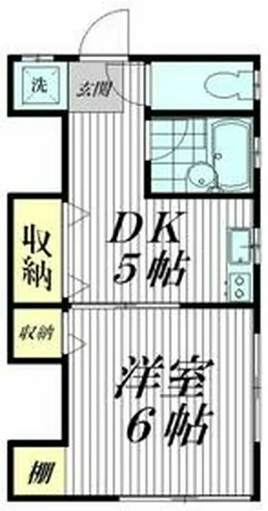 白百合荘 2階階 間取り