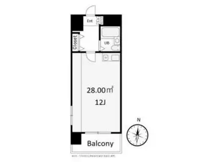アネックス蕨(ワンルーム/2階)の間取り写真