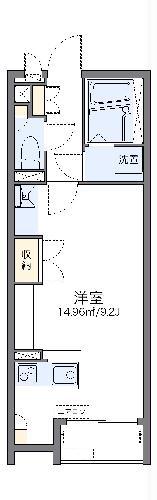 レオネクスト森山(ワンルーム/1階)の間取り写真