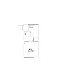 大石荘(1K/1階)の間取り写真