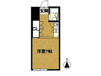 Fメゾン振甫(1K/3階)の間取り写真