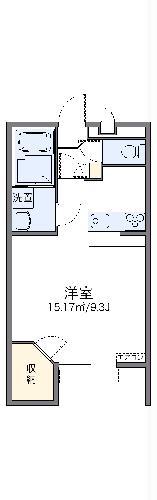レオネクストFIORE(1K/1階)の間取り写真