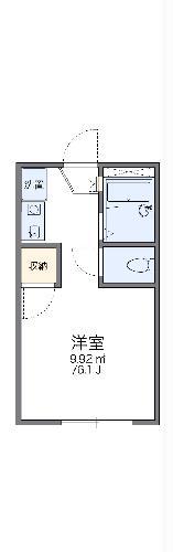 レオパレスVIENTO(1K/2階)の間取り写真