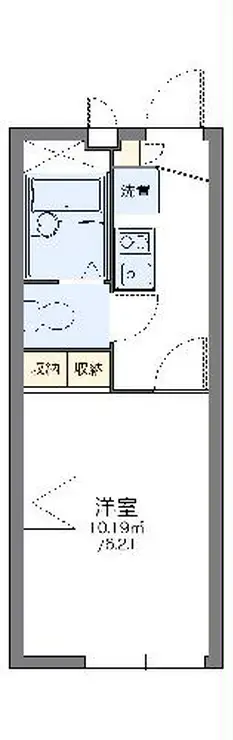 レオパレスカンタービレ 2階階 間取り