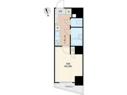 グレースコート大森(1K/2階)の間取り写真