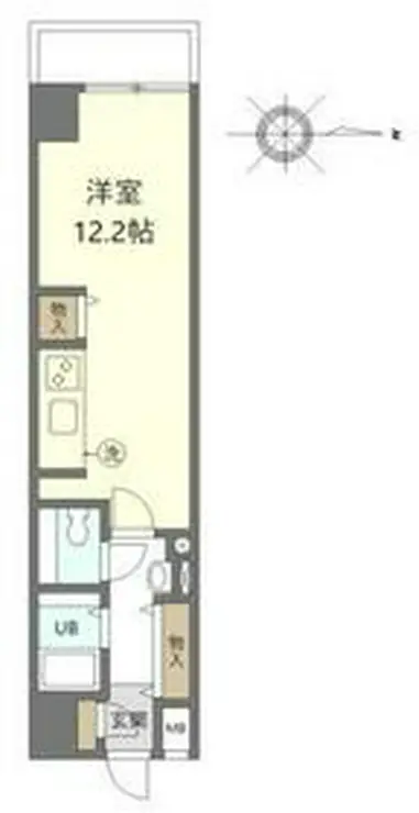 コーストワン 7階階 間取り