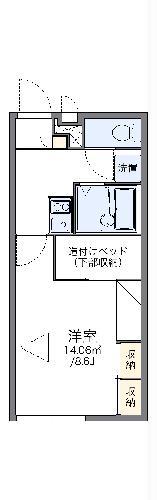 レオパレス松風(1K/2階)の間取り写真